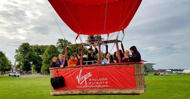 Weekend hot shop air balloon rides